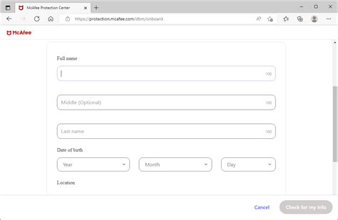 mcafee service request.